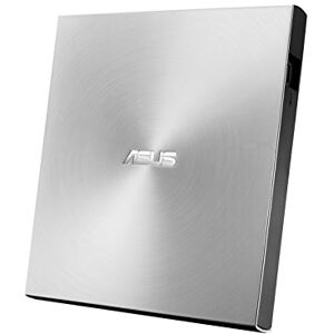 Asus ZenDrive U9M externer DVD-Brenner (für Apple MacBook & Windows PCs/Notebooks, inkl. USB-C Kabel, Brennsoftware & Nero Backup App, M-Disc Support, USB 2.0) silber