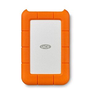 LaCie Rugged 2TB tragbare externe Festplatte, 2.5 Zoll, PC & Mac, inkl. USB-C w/o USB-A Kabel, inkl. 2 Jahre Rescue Service, Modellnr.: STFR2000800
