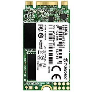 Transcend 430S M.2 512 GB Serial ATA III 3D NAND, 2242 , 42 mm, Wireless