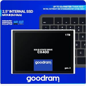 goodram CX400 gen.2 2.5 1024 GB Serial ATA III 3D TLC NAND