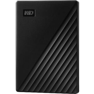 Western Digital WD My Passport externe Festplatte 2 TB (mobiler Speicher, schlankes Design, herunterladbare Software, automatische Backups, Passwortschutz) Schwarz auch kompatibel mit PC, Xbox und PS4