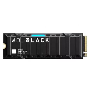 Western Digital Black SN850 mit Headsink (WDBBKW0010BBK-WRSN) - M.2 SSD für PS5 - 1TB