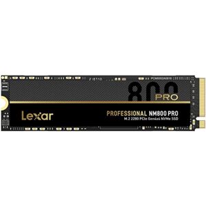 Lexar Professional NM800 Pro SSD (LNM800P512G-RN8NG) - M.2 2280 PCIe Gen4x4 NVMe - 512GB