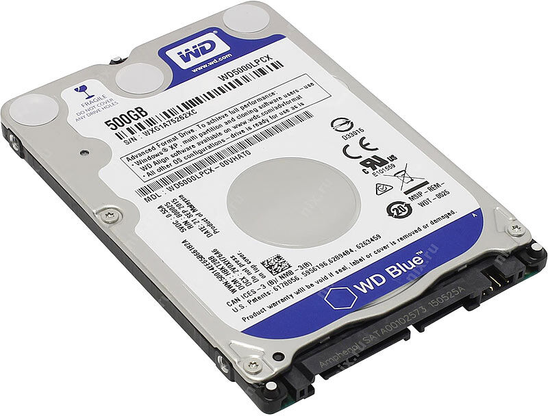 Western Digital Blue WD5000LPCX interne 2,5