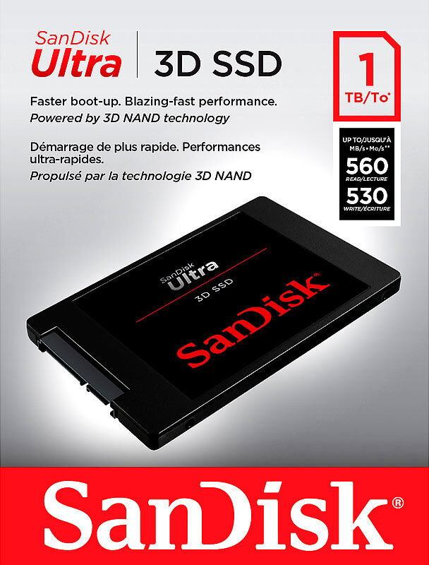 SanDisk Ultra 3D SSD 1 TB (SDSSDH3-1T00-G25)