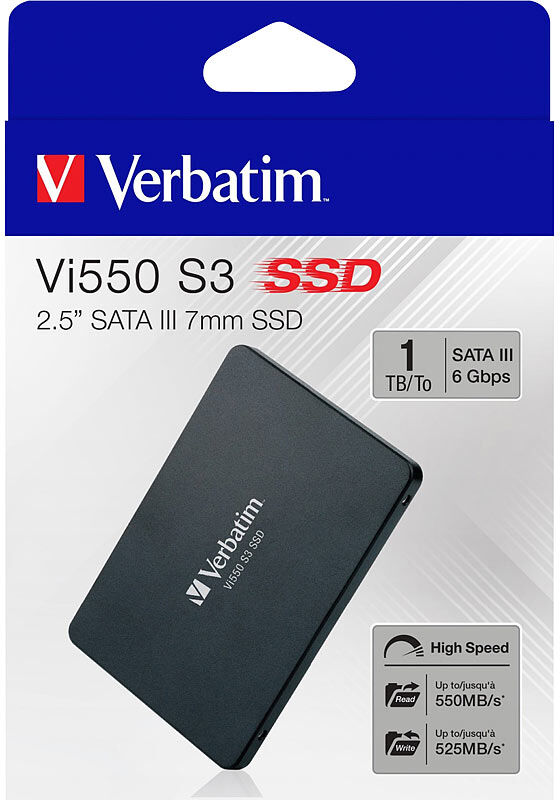 Verbatim Vi550 S3 SSD, 1 TB, 2.5