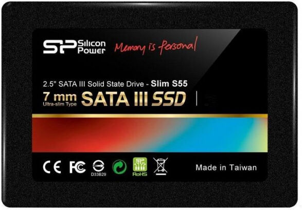 Silicon Power S55 (SP240GBss3S55S25) - 2.5 Zoll SATA3 - 240GB