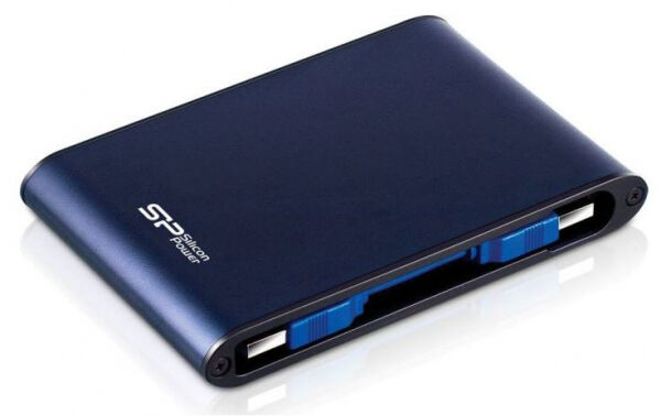 Silicon Power Armor A80 (SP020TBPHDA80S3B) - ext. 2.5 Zoll HD Blau - 2TB - USB3