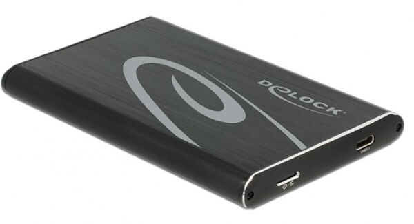 DeLock 42586 - Externes 2.5 Zoll Gehäuse SATA HDD > SuperSpeed USB 10 Gbps (USB 3.1 Gen 2)