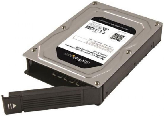 StarTech.com Startech 35SAT225S3R - Dual Bay 2,5 Zoll auf 3,5 Zoll SATA Festplatten Adaptergehäuse - RAID