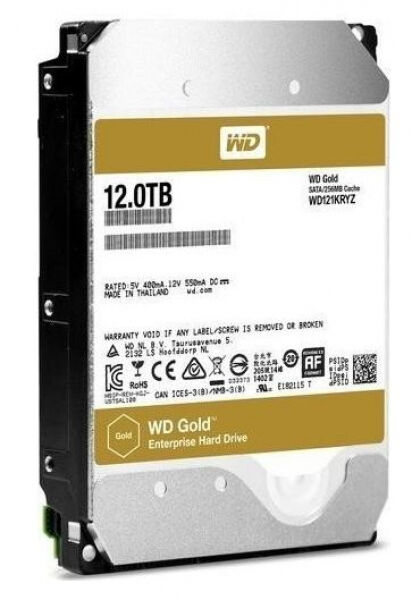 Western Digital Gold (WD121KRYZ) - 3.5 Zoll SATA3 - 12TB