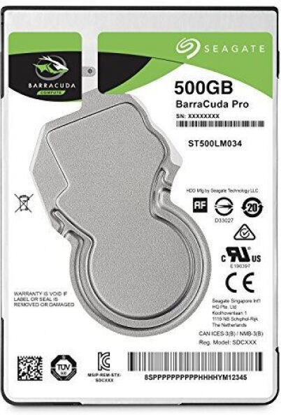 Seagate Barracuda Pro (ST500LM034) - 2.5 Zoll SATA3 - 500GB