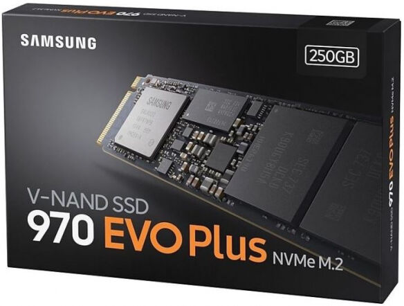 Samsung ssD 970 EVO Plus (MZ-V7S250BW) - M.2 2280 NVMe PCI-Express x4 - 250GB