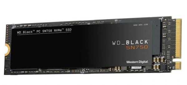 Western Digital Black SN750 ssD (WDS100T3X0C) - M.2 2280 PCIe Gen3 x4 NVMe - 1TB