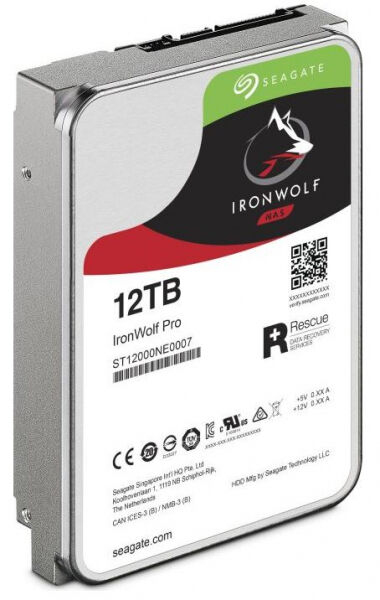 Seagate Ironwolf Pro NAS HD (ST12000NE0008) - 3.5 Zoll SATA3 - 12TB