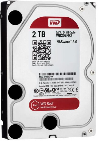 Western Digital Red (WD20EFAX) - 3.5 Zoll SATA3 - 2TB