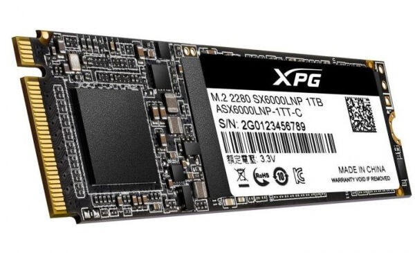 A-Data XPG SX6000 Lite ssD (ASX6000LNP-1TT-C) M.2 2280 PCIe Gen3 x4 NVMe - 1TB