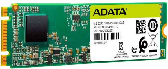 A-Data SU650 Ultimate SSD (ASU650NS38-480GT-C) - M.2 2280 SATA3 - 480GB