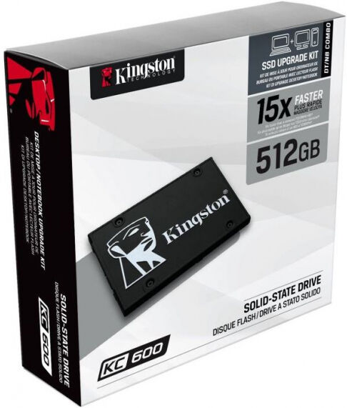 Kingston KC600 SSD (SKC600B/512G) - 2.5 Zoll SATA3 - 512GB