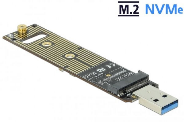 DeLock 64069 - Konverter für M.2 NVMe PCIe SSD mit USB 3.1 Gen 2