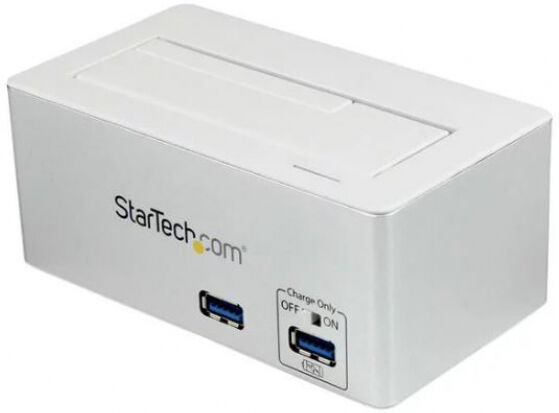 StarTech.com Startech SDOCKU33HW - USB 3.0 auf SATA / SSD Dockingstation mit integriertem USB Schnelllade-Hub und UASP-Unterstützung für SATA3