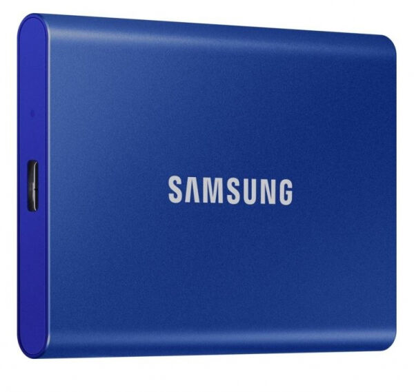 Samsung Portable SSD T7 (MU-PC1T0H/WW) - ext. 2.5 Zoll SSD Blau - 1TB - USB3.2 Gen2