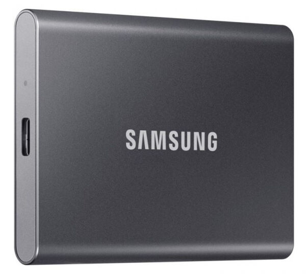 Samsung Portable SSD T7 (MU-PC2T0T/WW) - ext. 2.5 Zoll SSD Grau - 2TB - USB3.2 Gen2