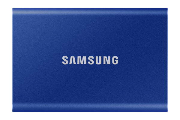 Samsung Portable SSD T7 (MU-PC500H/WW) - ext. 2.5 Zoll SSD Blau - 500GB - USB3.2 Gen2
