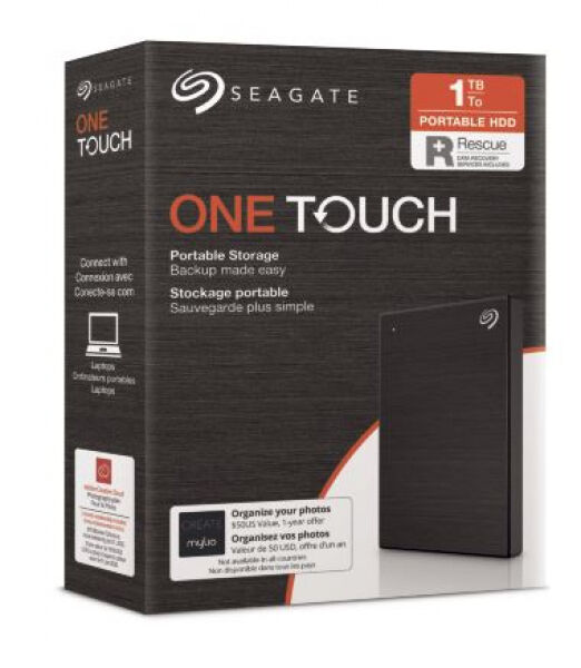 Seagate One Touch Portable (STKB1000400) - ext. 2.5 Zoll HD Schwarz - 1TB - USB3.0