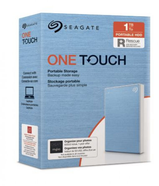 Seagate One Touch Portable (STKB1000402) - ext. 2.5 Zoll HD Blau - 1TB - USB3.0