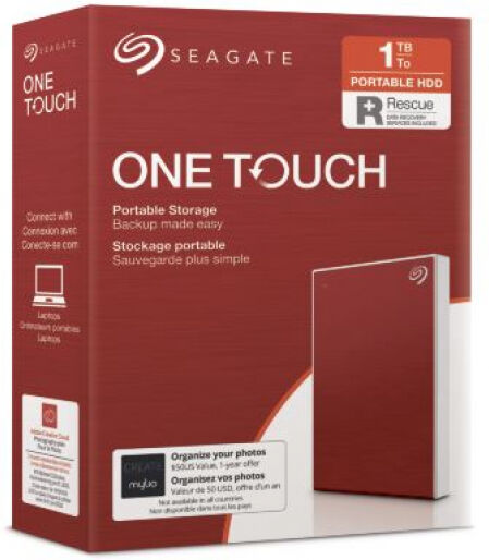 Seagate One Touch Portable (STKB1000403) - ext. 2.5 Zoll HD Rot - 1TB - USB3.0