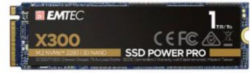 Emtac Emtec X300 Power Pro SSD (ECSSD1TX300) - M.2 2280 PCIe Gen 3.0 x4 - 1TB