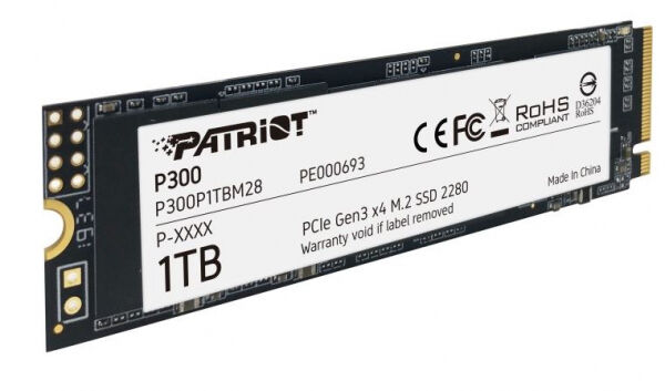 Patriot Memory Patriot P300 SSD (P300P128GM28) - M.2 2280 PCIe 3.0 x4 - 128GB