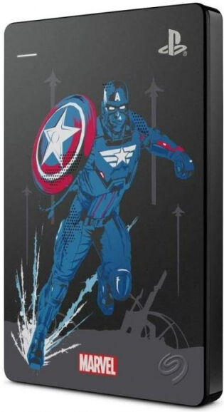 Seagate Game Drive for PS4 - Marvel Avengers Captain America (STGD2000203) - ext. 2.5 Zoll HD - 2TB - USB 3.0 Micro-B