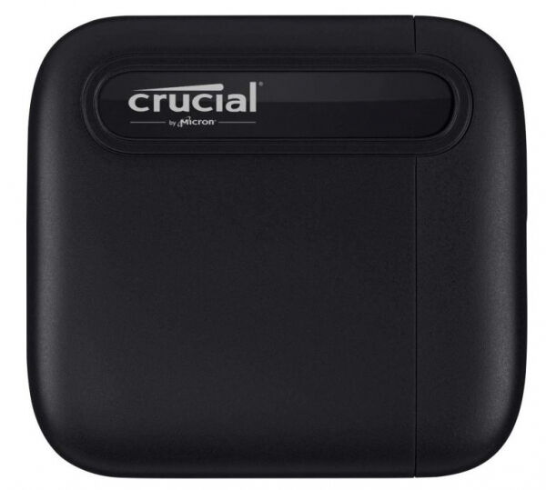 Crucial X6 Portable SSD (CT2000X6SSD9) - ext. SSD Schwarz - 2TB - USB-C 3.0 Gen2