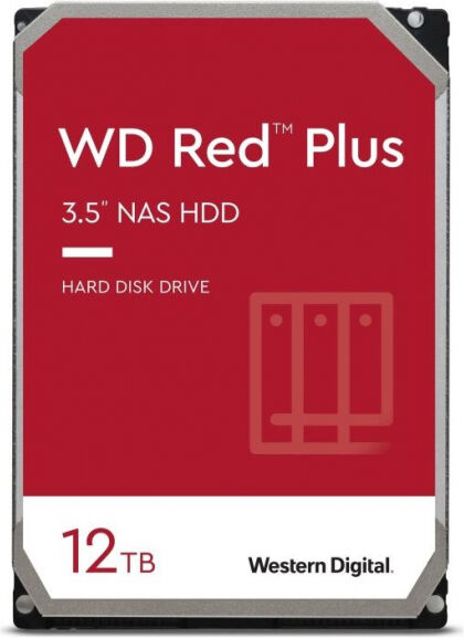 Western Digital Red Plus (WD120EFBX) - 3.5 Zoll SATA3 - 12TB