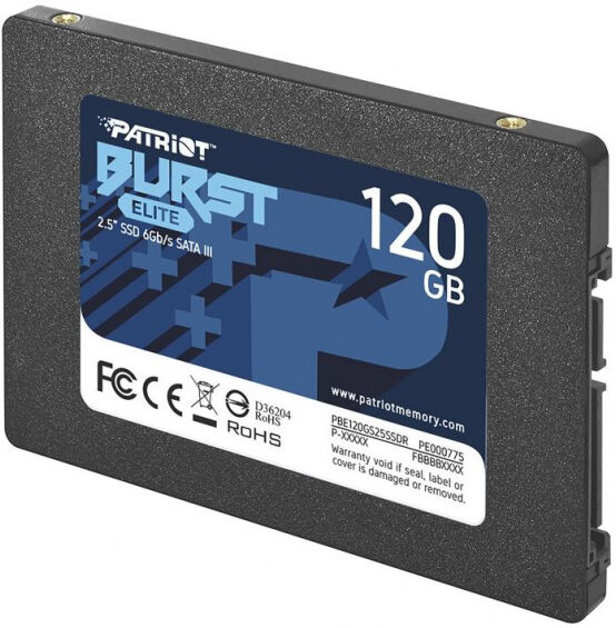 Patriot Memory Patriot Burst Elite SSD (PBE120GS25SSDR) - 2.5 Zoll SATA3 - 120GB