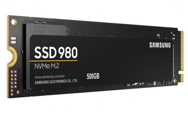 Samsung 980 SSD (MZ-V8V500BW) - M.2 2280 PCIe 3.0 x4 NVME - 500GB