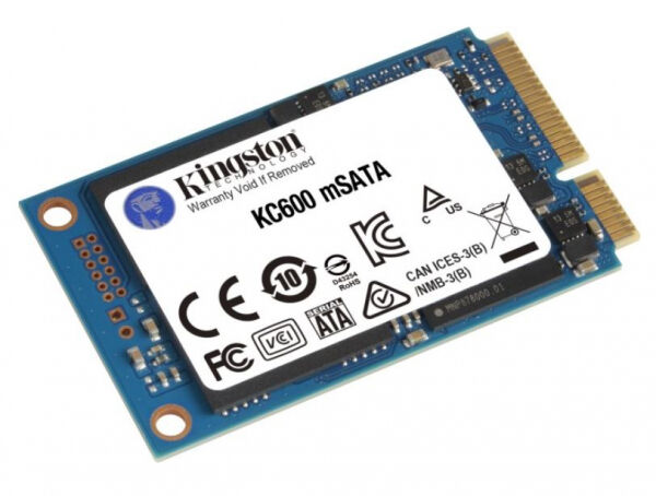 Kingston KC600MS SSD (SKC600MS/1024G) - mSATA3 - 1TB