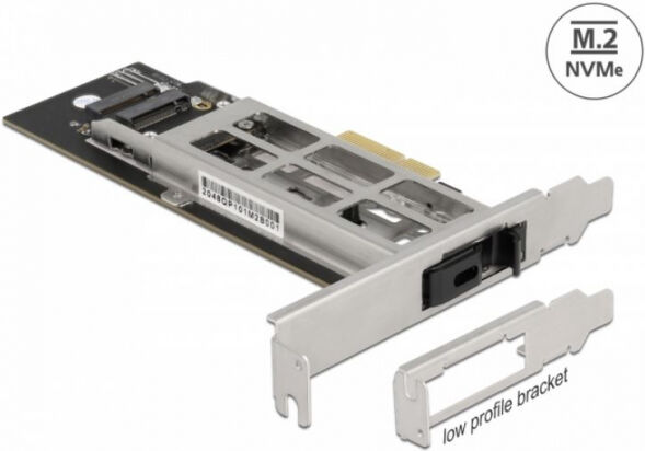 DeLock 47003 - Wechselrahmen PCI Express Karte für 1 x M.2 NMVe SSD - Low Profile Formfaktor