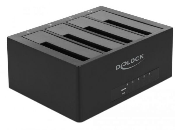 DeLock 63930 - USB Type-C Dockingstation für 4 x SATA HDD / SSD