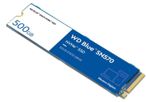 Western Digital Blue SSD (WDS500G3B0C) - M.2 2280 PCIe 3.0 x4 - 500GB