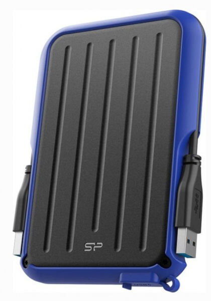 Silicon Power Armor A66 (SP020TBPHD66SS3B) - ext. 2.5 Zoll HD Blau - 2TB - USB-A 3.0