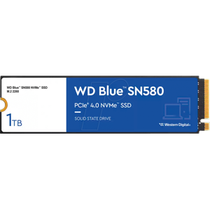 Western Digital WDS100T3B0E - WD Blue SN580 NVMe SSD, 1 TB, M.2