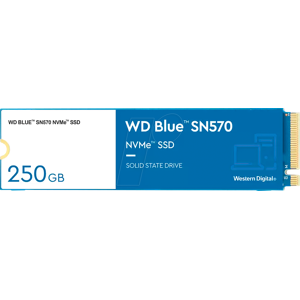 Western Digital WDS250G3B0C - WD Blue SN570 Desktop NVMe SSD 250GB, M.2