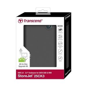 Transcend StoreJet 2.5 Speichergehäuse 6.4 cm SATA 6Gb/s 600 MBps USB 3.0