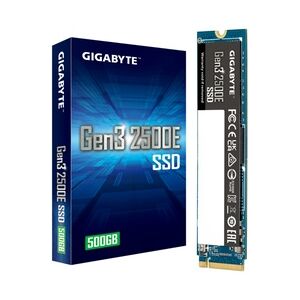 SSD GIGABYTE 2500e 500GB M.2 PCIe G325E500G PCIe 3.0 x4 NVME