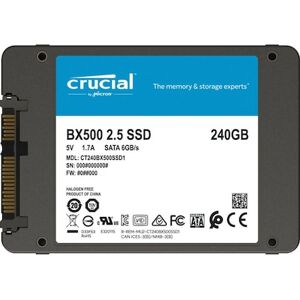 Crucial BX500 SATA SSD 240 GB 3D NAND TLC 2.5zoll