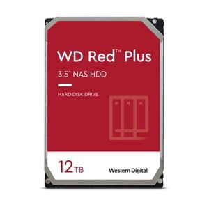 Western Digital WD Red Plus WD120EFBX NAS HDD - 12 TB 7200 rpm 256 MB 3,5 Zoll SATA 6 Gbit/s CMR
