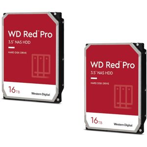 Western Digital WD Red Pro 2er Set WD161KFGX - 16 TB 7200 rpm 512 MB 3,5 Zoll SATA 6 Gbit/s CMR